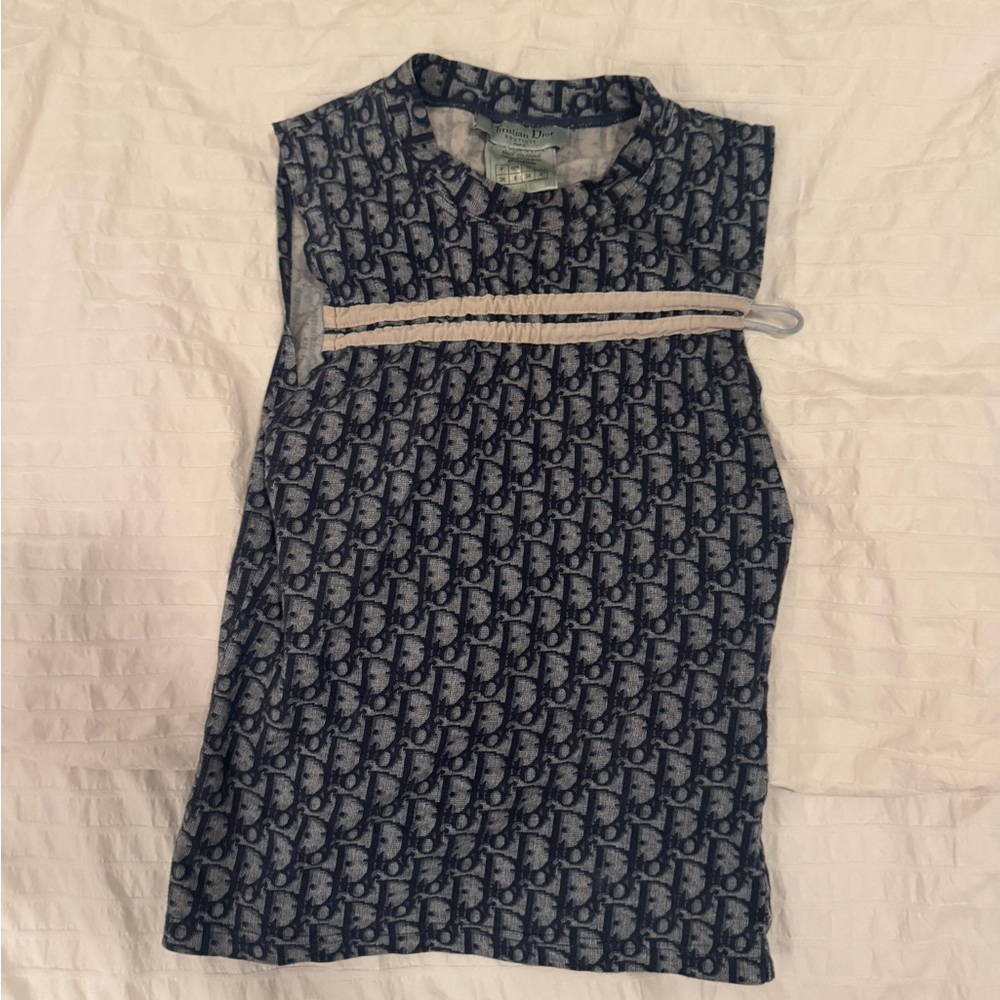 Dior Monogram Y2K Tank Top